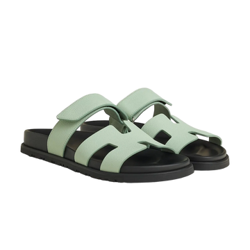 Hermès Chypre Sandals – Vert Jade - View 1
