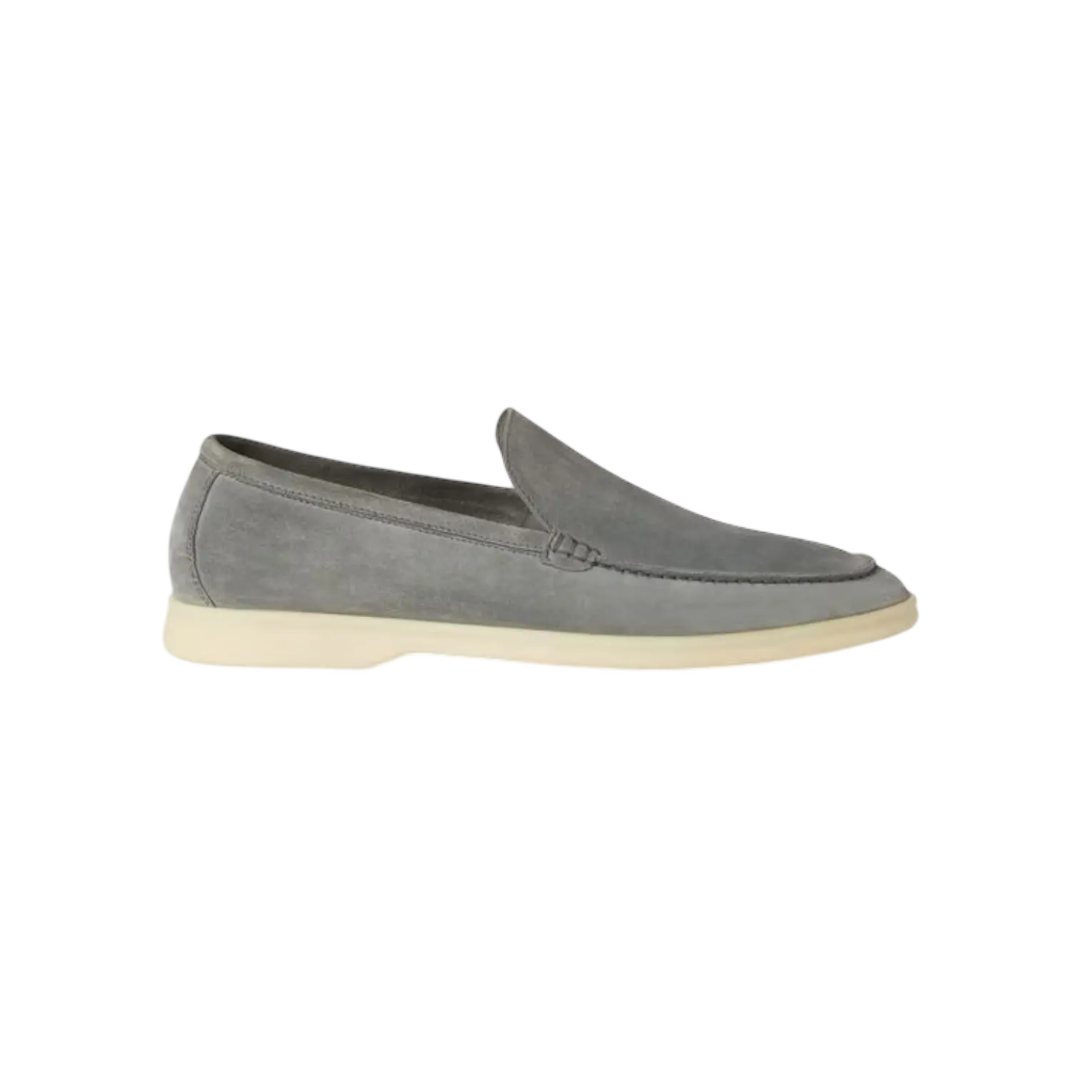 Loro Piana Summer Walk Loafers – Gull Gray - View 2