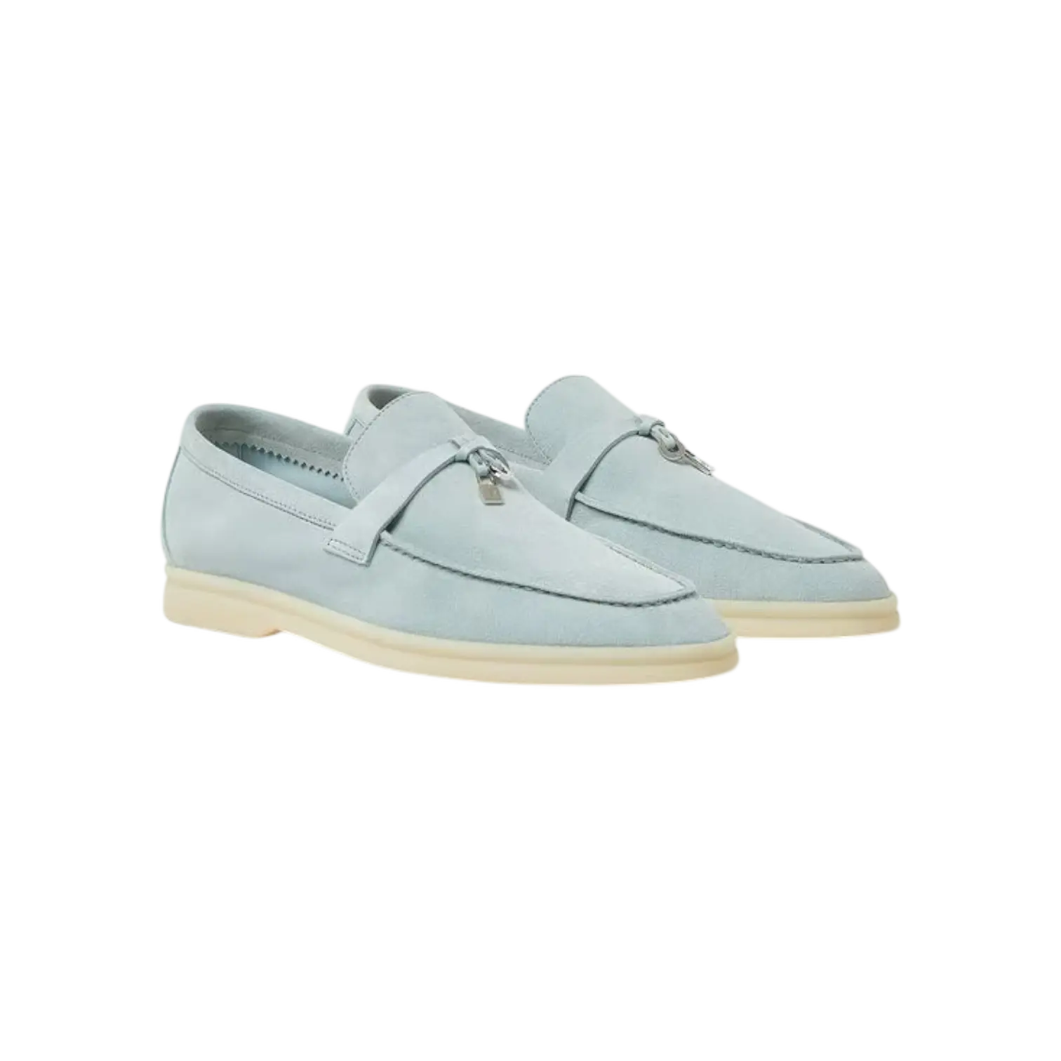 Loro Piana Summer Charms Loafers – Spring Waterfall Melange - View 1