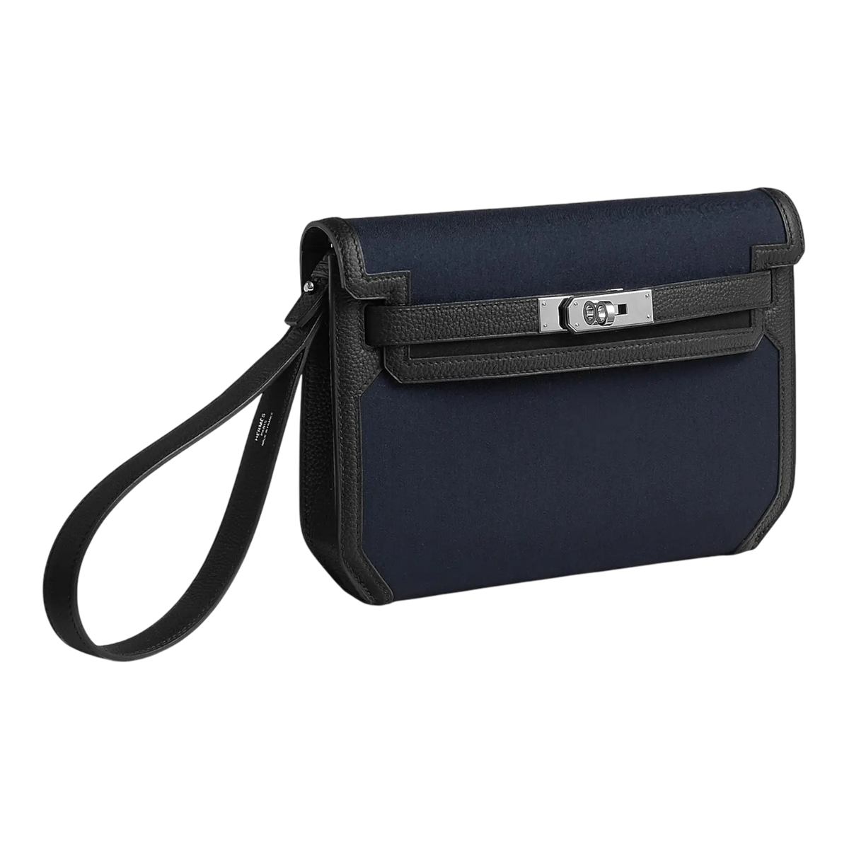 Hermès Depeche 25 Pouch – Bleu Marine / Noir - View 2
