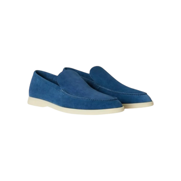 Loro Piana Summer Walk Loafers – Cobalt Ink - View 1