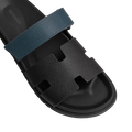 Hermès Chypre Sandals – Noir / Bleu Céleste - View 2
