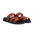 Hermès Chypre Sandals – Orange Canyon - View 1