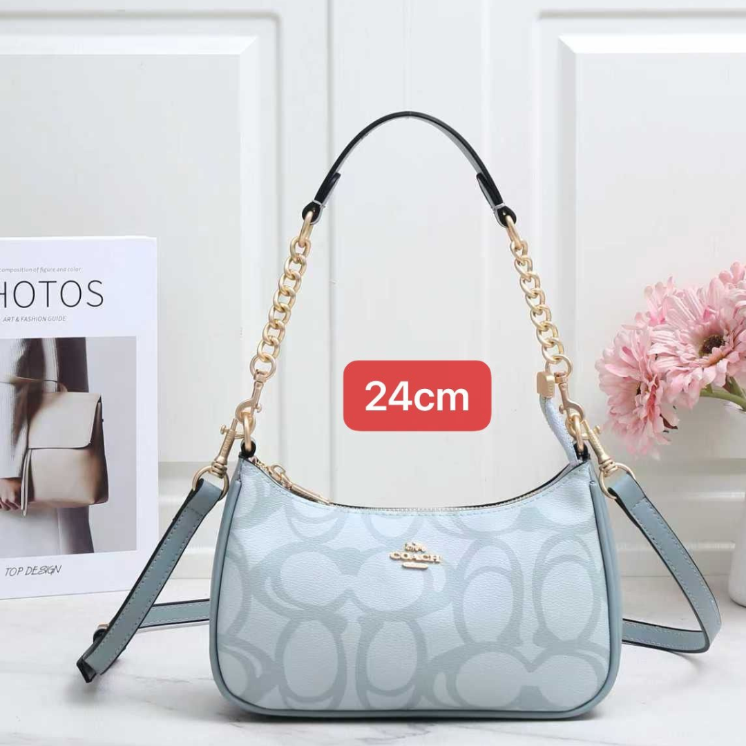 Coach Teri Shoulder Bag – Blue - View 5