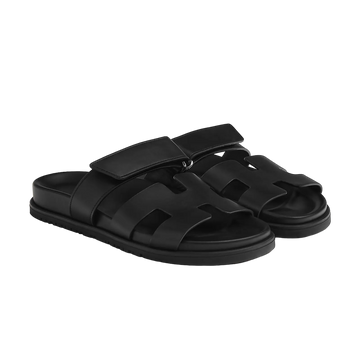 Hermès Chypre Sandals – Noir - View 1