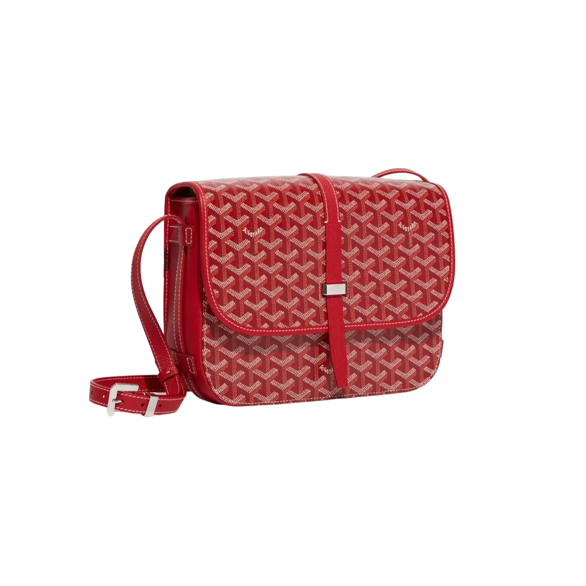 Goyard Belvedere Crossbody Bag – Red - View 1