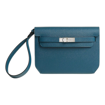 Hermès Depeche 25 Pouch – Bleu Thalassa - View 1