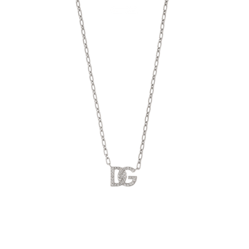 Dolce & Gabbana Jewelry | DG Logo Chain Silver Necklace & Bracelet