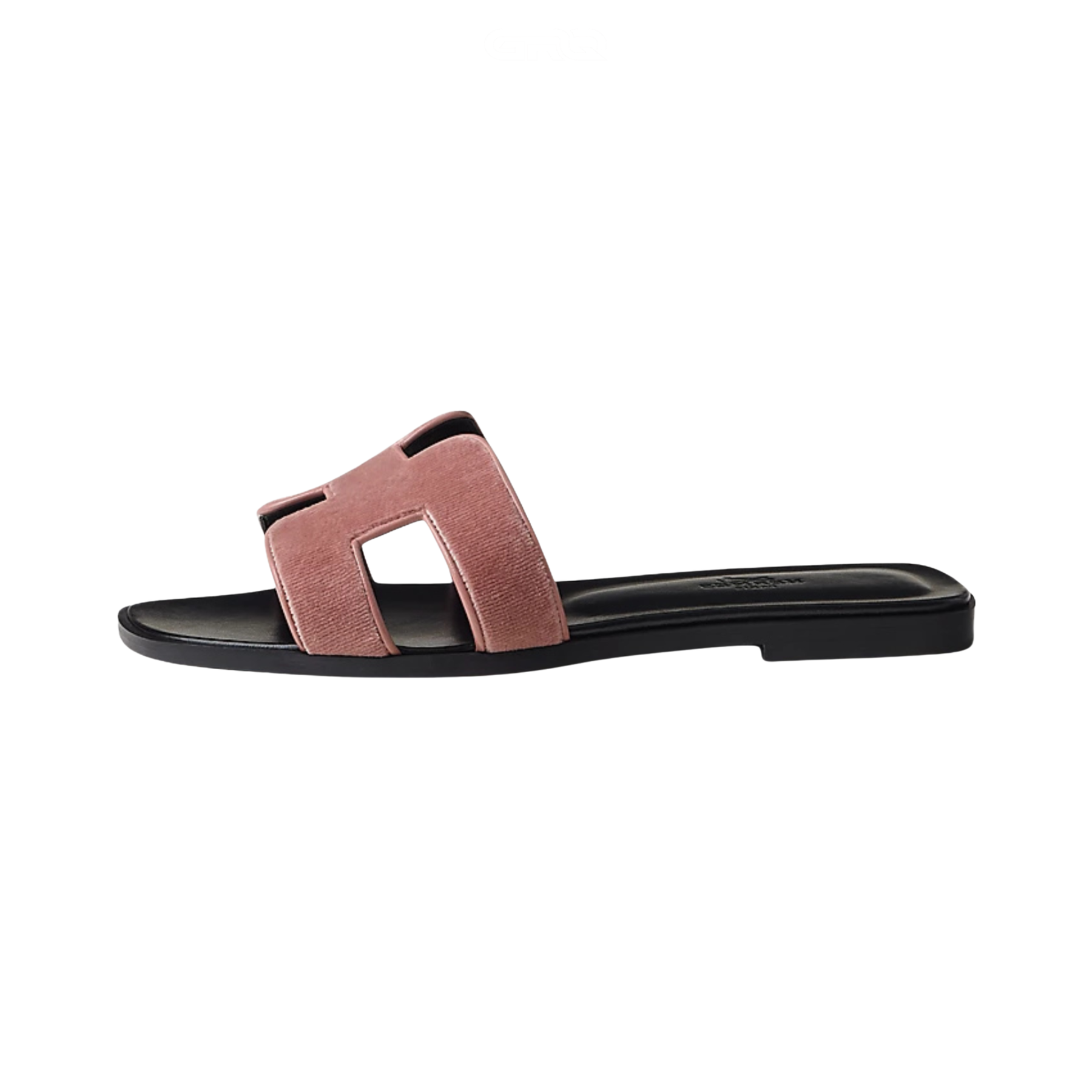 Oran Leather Slides – Nude Beige – Amara UAE
