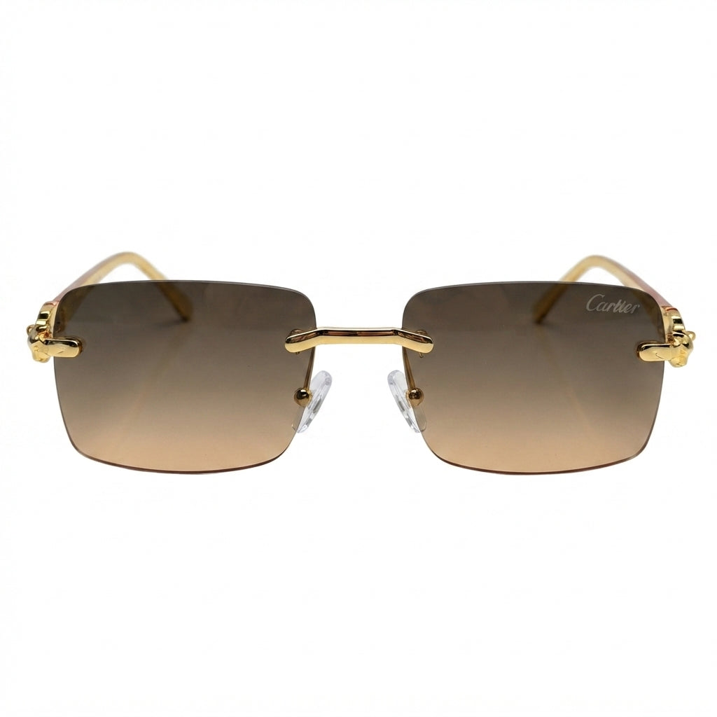 Cartier Sunglasses Panthère Gradient Brown - View 1