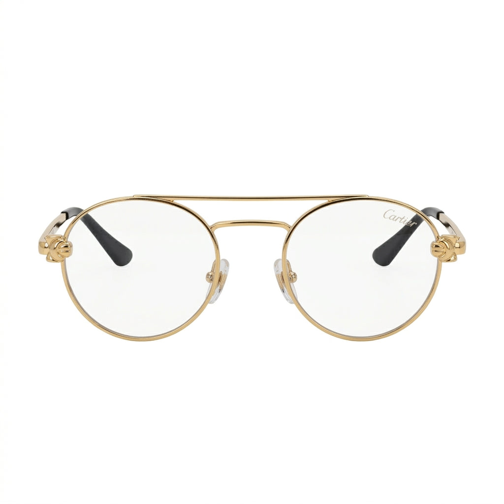 Cartier Sunglasses Round-Frame – Gold-Tone - View 1
