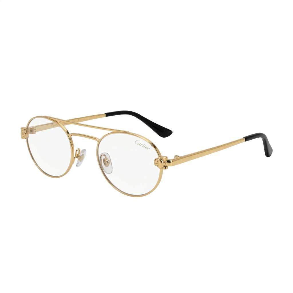 Cartier Sunglasses Round-Frame – Gold-Tone - View 2
