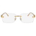 Cartier Gold-Tone Optical Frames - View 1