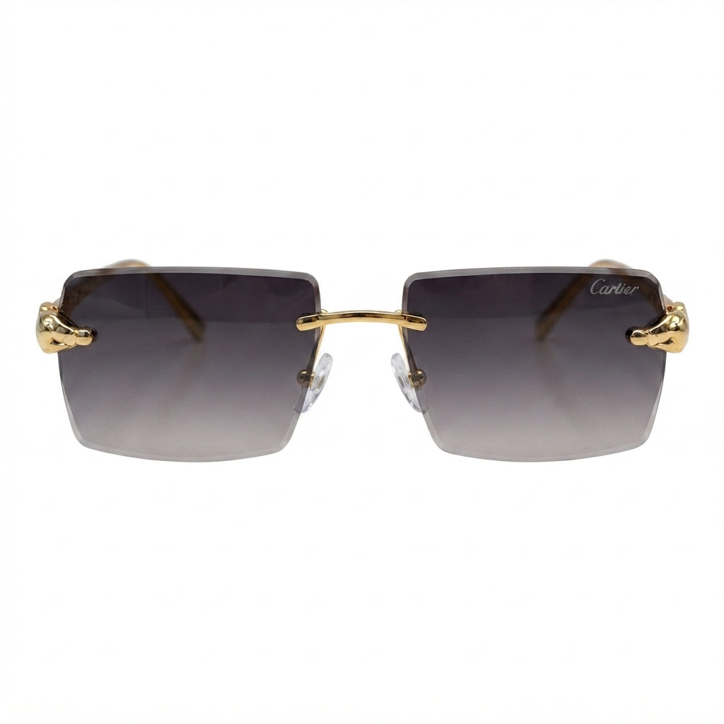 Cartier Sunglasses Rimless Gradient – Dark Grey - View 1