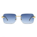 Cartier Sunglasses Gold-Tone – Blue Gradient - View 1