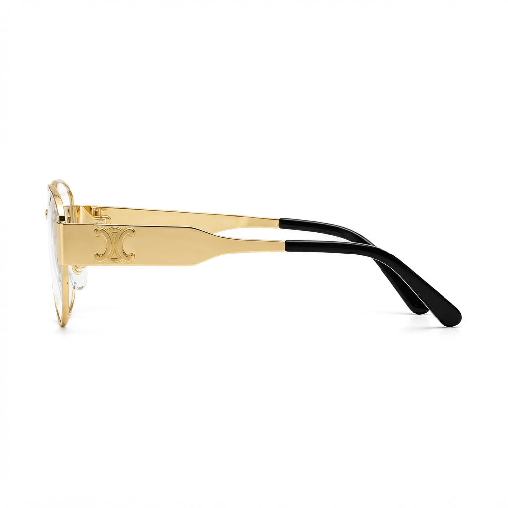 Celine Gold-Tone Optical Frames - View 2