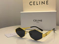Celine Sunglasses Gold-Tone - View 3