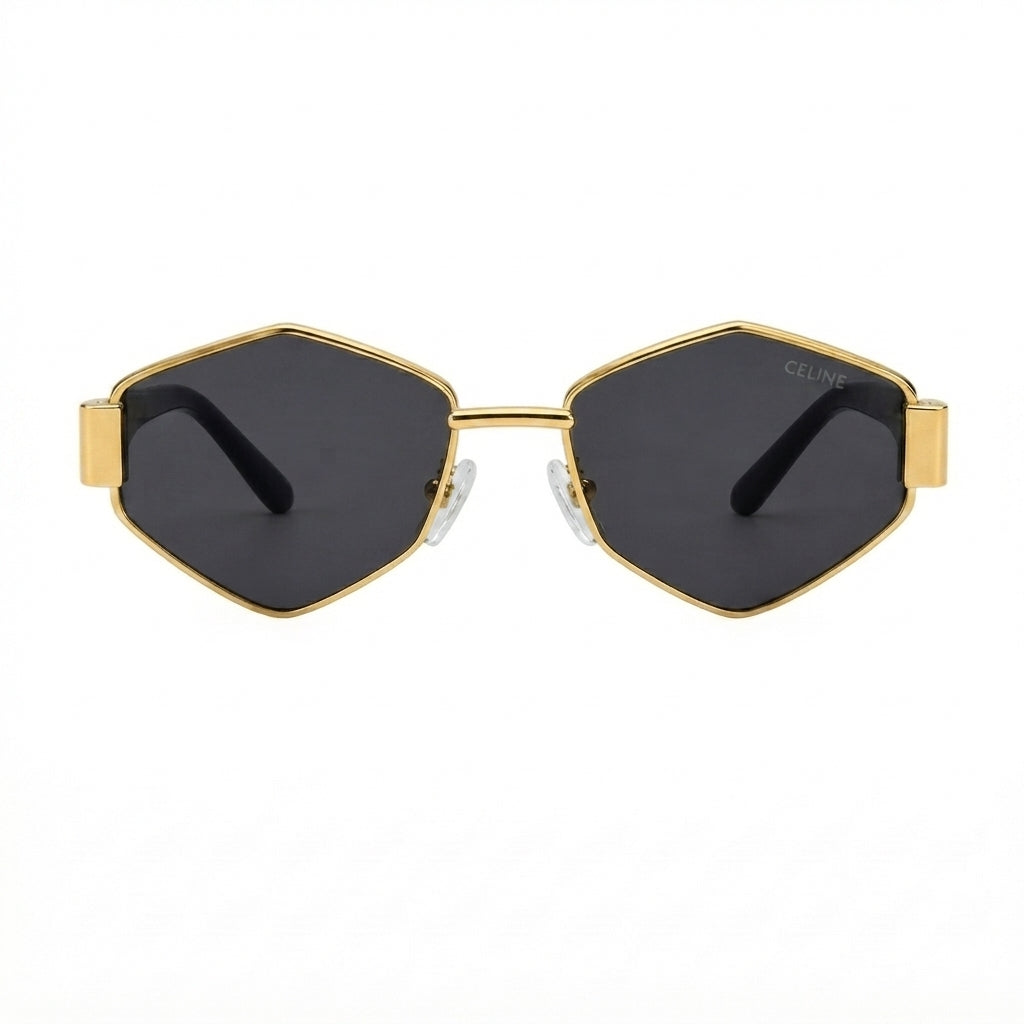 Celine Sunglasses Gold-Tone - View 1