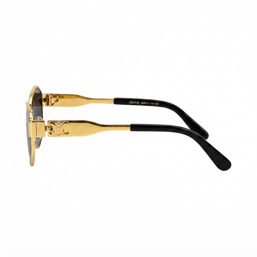 Celine Sunglasses Gold-Tone - View 2
