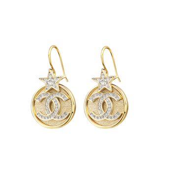 Chanel Jewelry | CC Logo Star Pendant Necklace Earrings Set