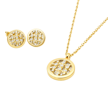 Chanel Jewelry | Vintage Inspired CC Medallion Gold Tone Resin