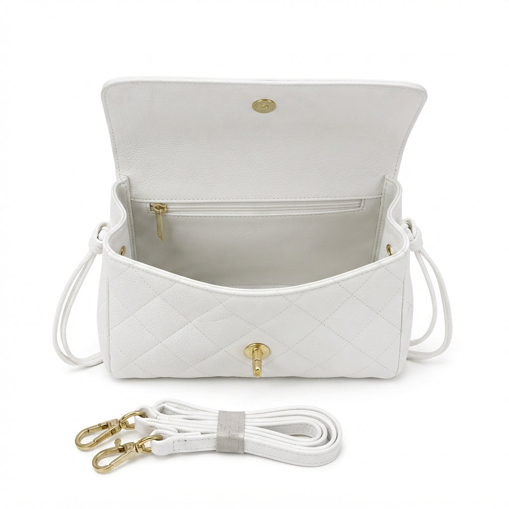Chanel CC Turn-Lock Bag – White - View 2