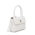 Chanel CC Turn-Lock Bag – White - View 3