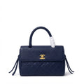 Chanel CC Turn-Lock Handbag – Black - View 1