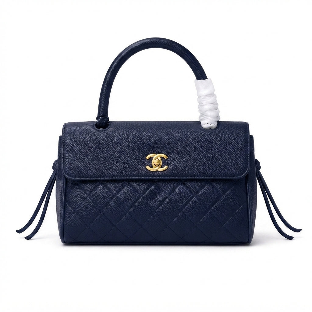 Chanel CC Turn-Lock Handbag – Black - View 2