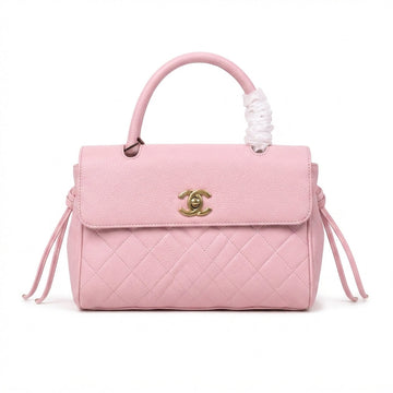 Chanel CC Turn-Lock Handbag – Light Pink - View 1