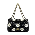 Chanel Camellia Flap Bag – Black Floral - View 1