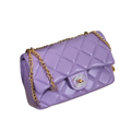 Chanel Mini Classic Flap Bag – Purple - View 4