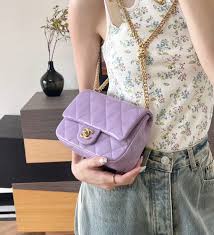 Chanel Mini Classic Flap Bag – Purple - View 5