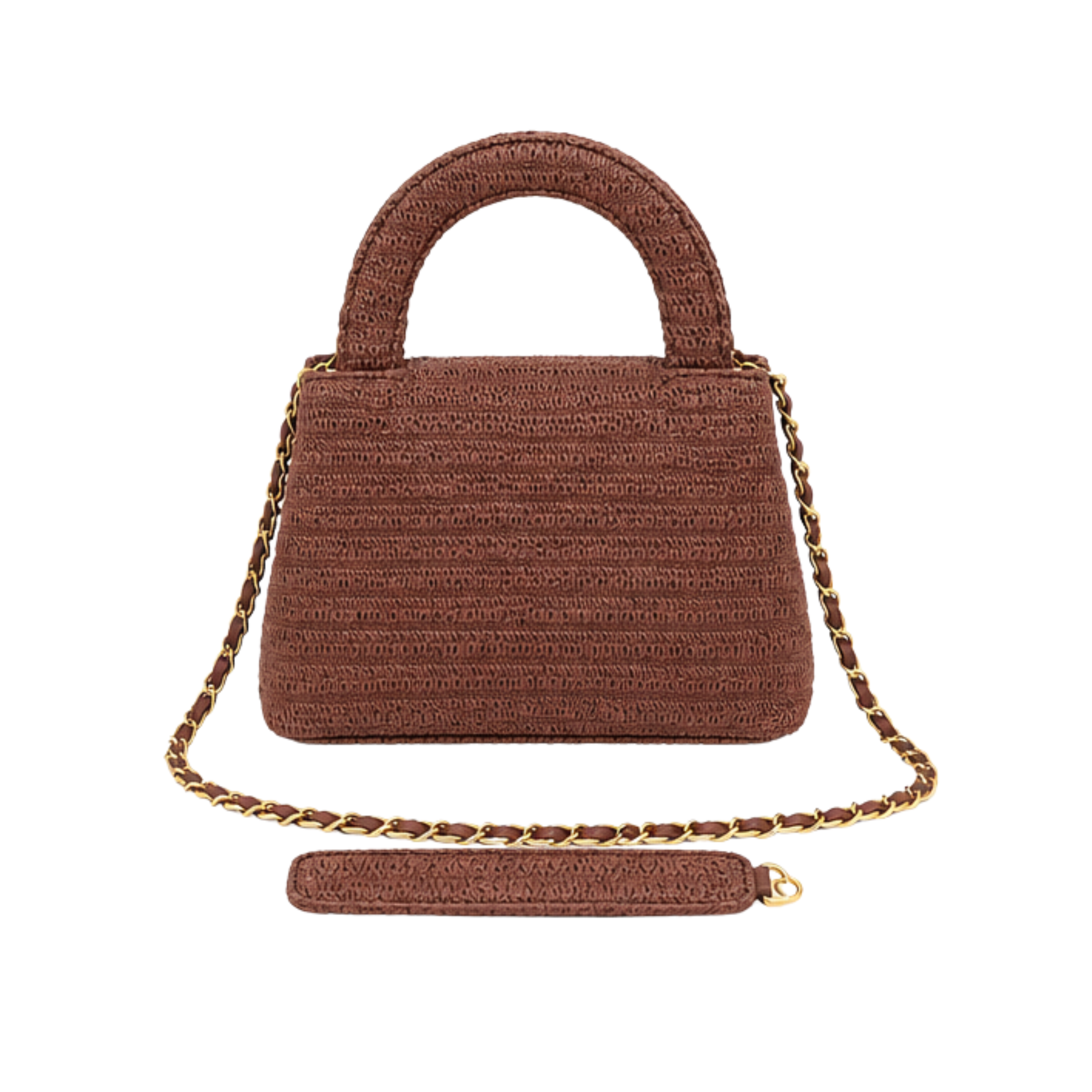 Chanel Nano Kelly Flap Bag Burgundy – product view