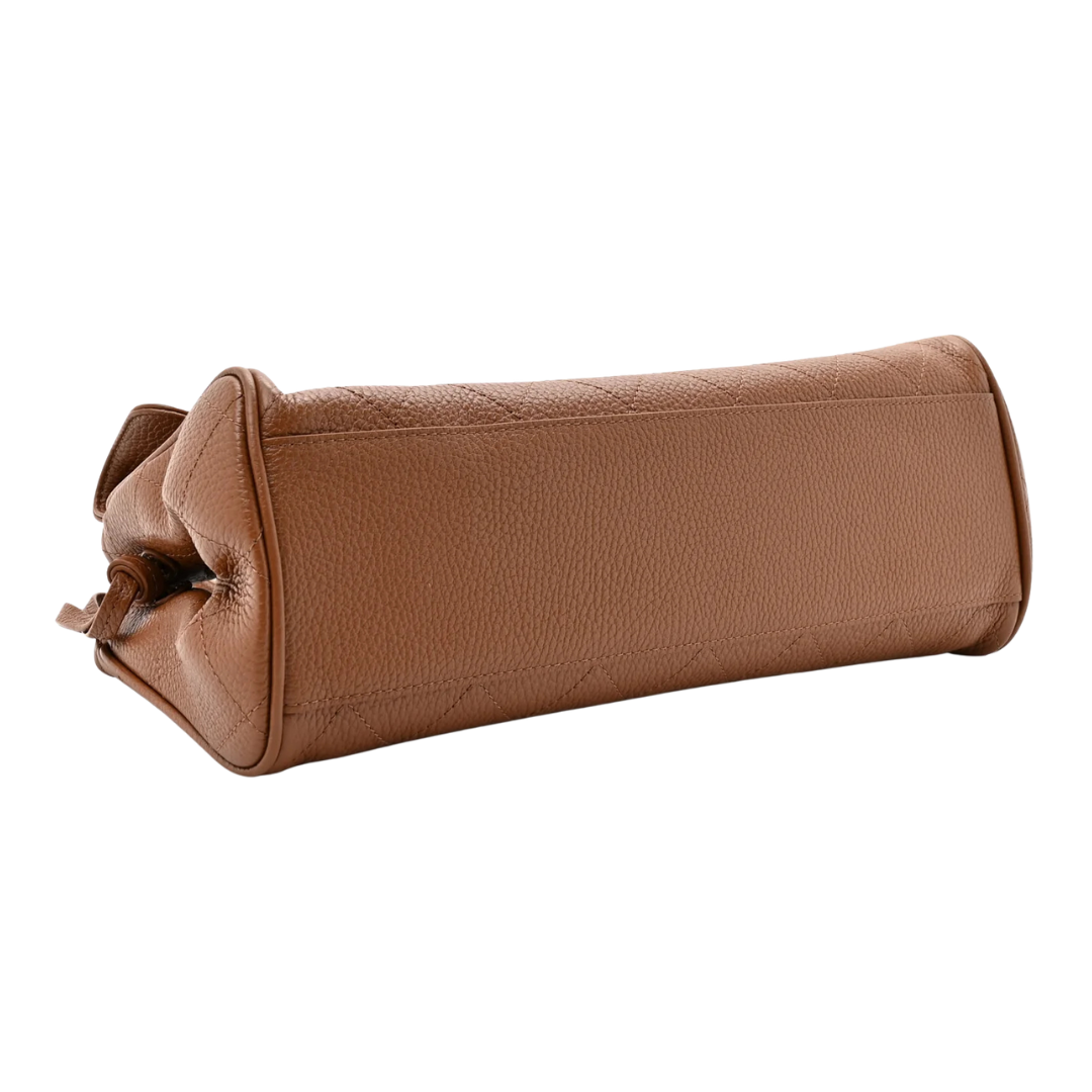 Chanel Stitched Urban Small Shopping Bag – Camel - View 4