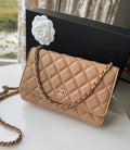 Chanel Wallet – Beige Quilted Caviar Leather - View 4