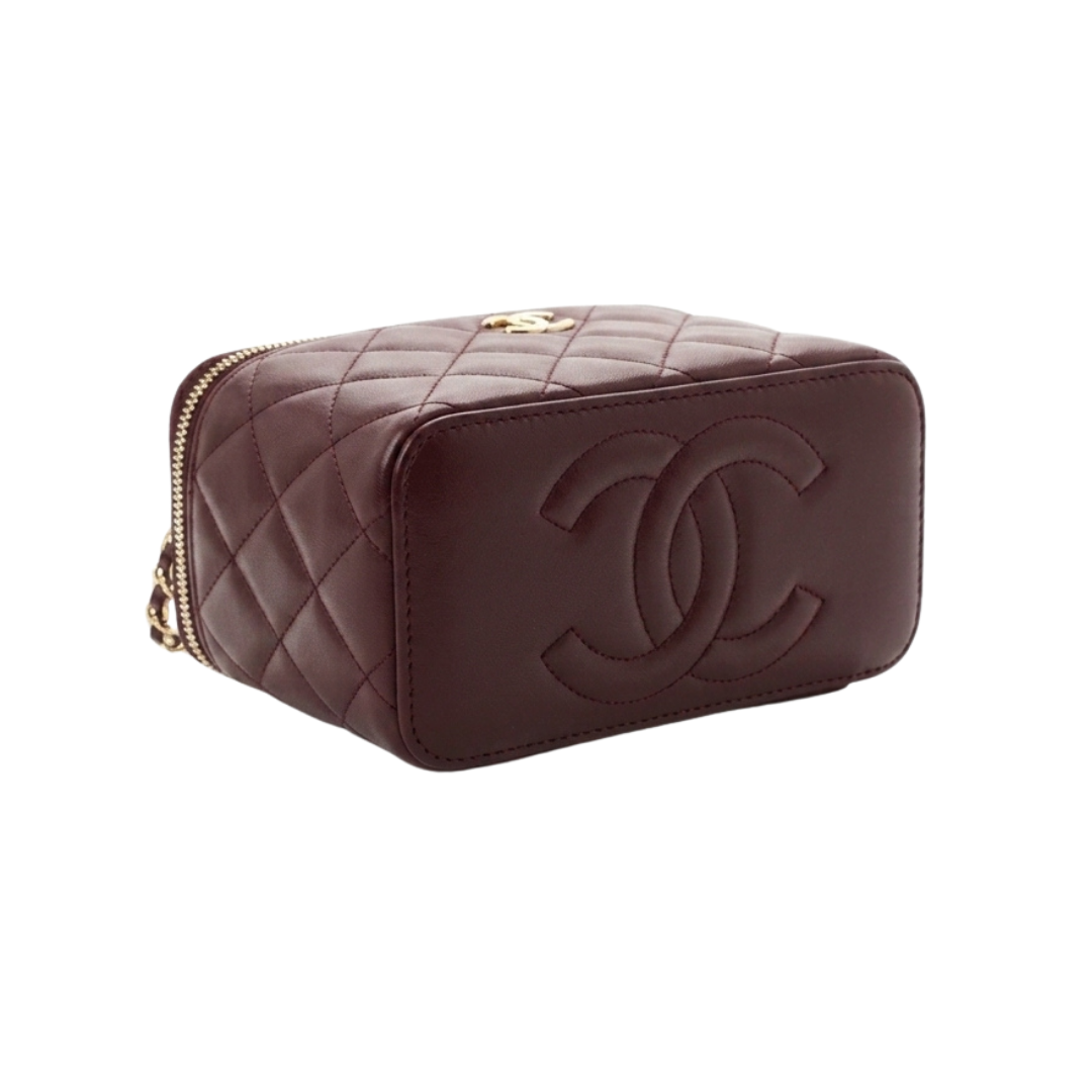 Chanel Small Top-Handle Vanity Case – Brown - View 3