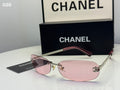Chanel Rimless Sunglasses – Pink Tint - View 3