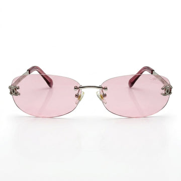 Chanel Rimless Sunglasses – Pink Tint - View 1