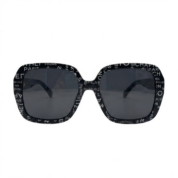 Chanel Sunglasses Black & White Graphic Lettered - View 1