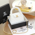 Chanel Mini Kelly Top Handle Bag – White - View 3