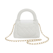 Chanel Mini Kelly Top Handle Bag – White - View 4