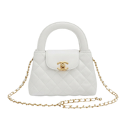 Chanel Mini Kelly Top Handle Bag – White - View 1
