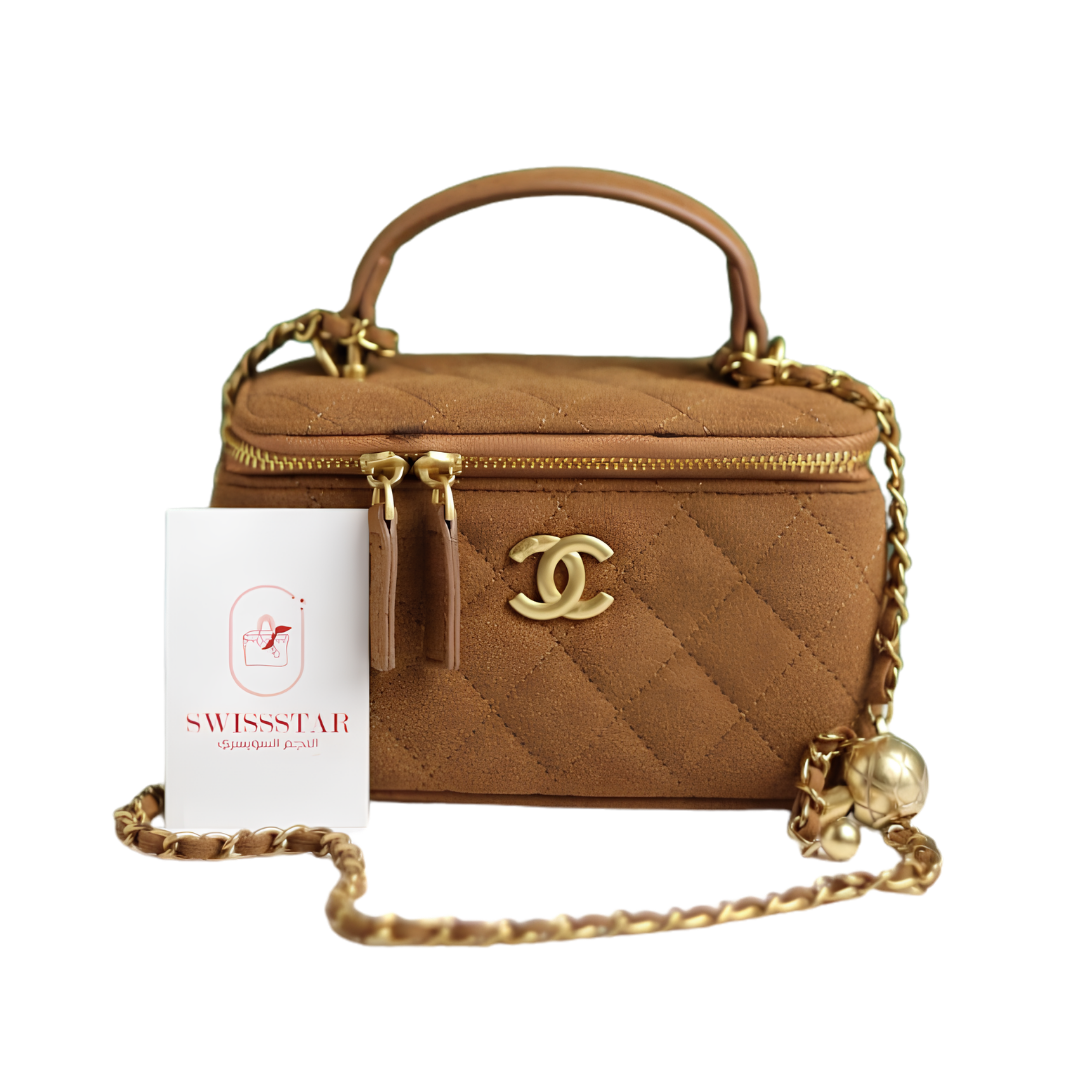 Chanel Vanity Case – Brown - View 1