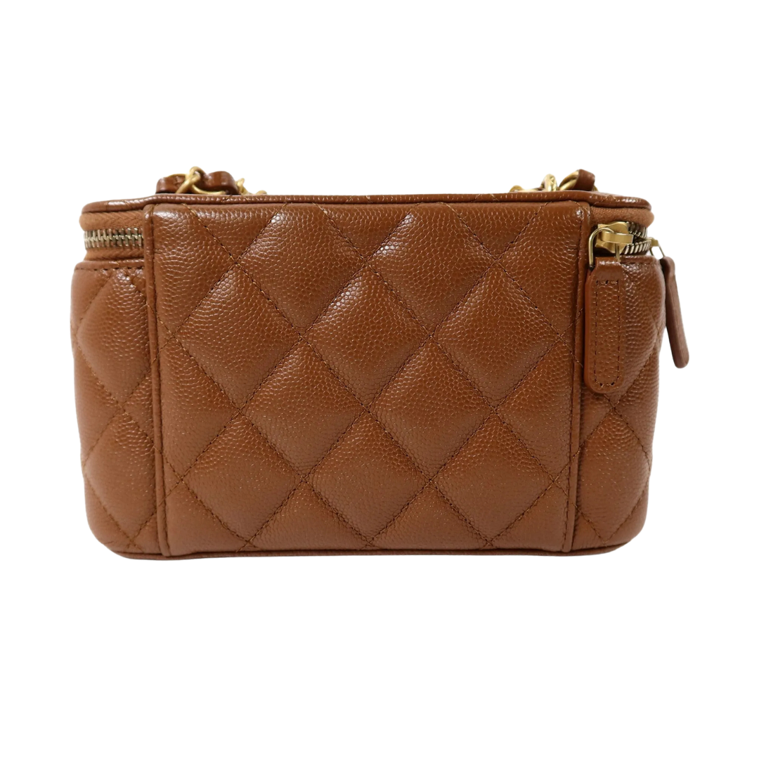 Chanel Vanity Case – Brown - View 3