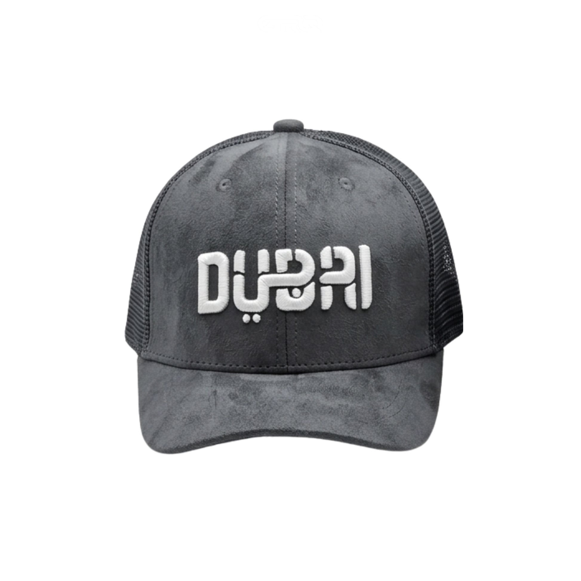 Classic Cap | Charcoal Grey Dubai Souvenir Trucker - View 1
