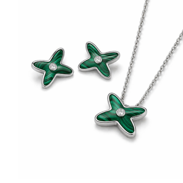 Chaumet Jewelry | Green Color Blossom Set Gold Malachite