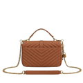 Saint Laurent Collège Chevron-Quilted Bag - View 2