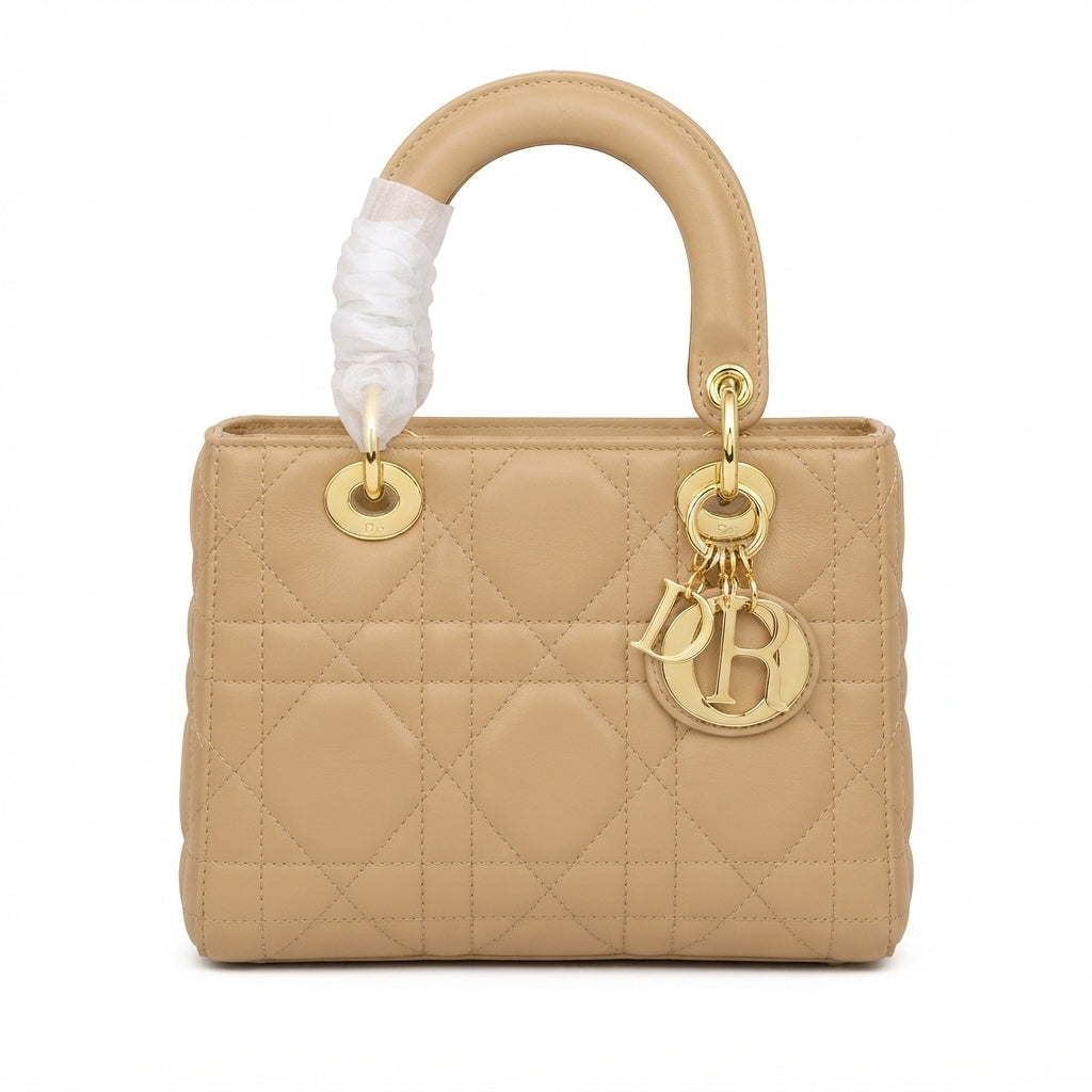 Dior Lady D-Joy Style Handbag – Beige - View 2