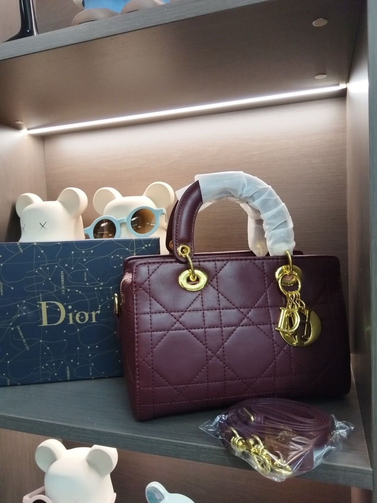 Dior Handbag – Burgundy - View 2
